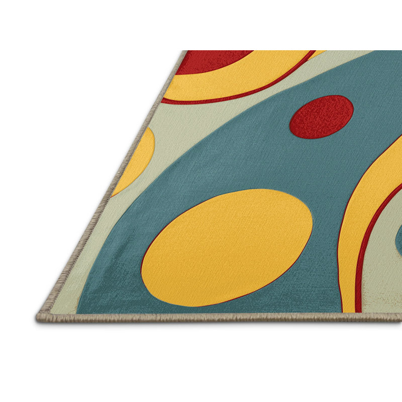 Retro Loop Rug, Square 8'