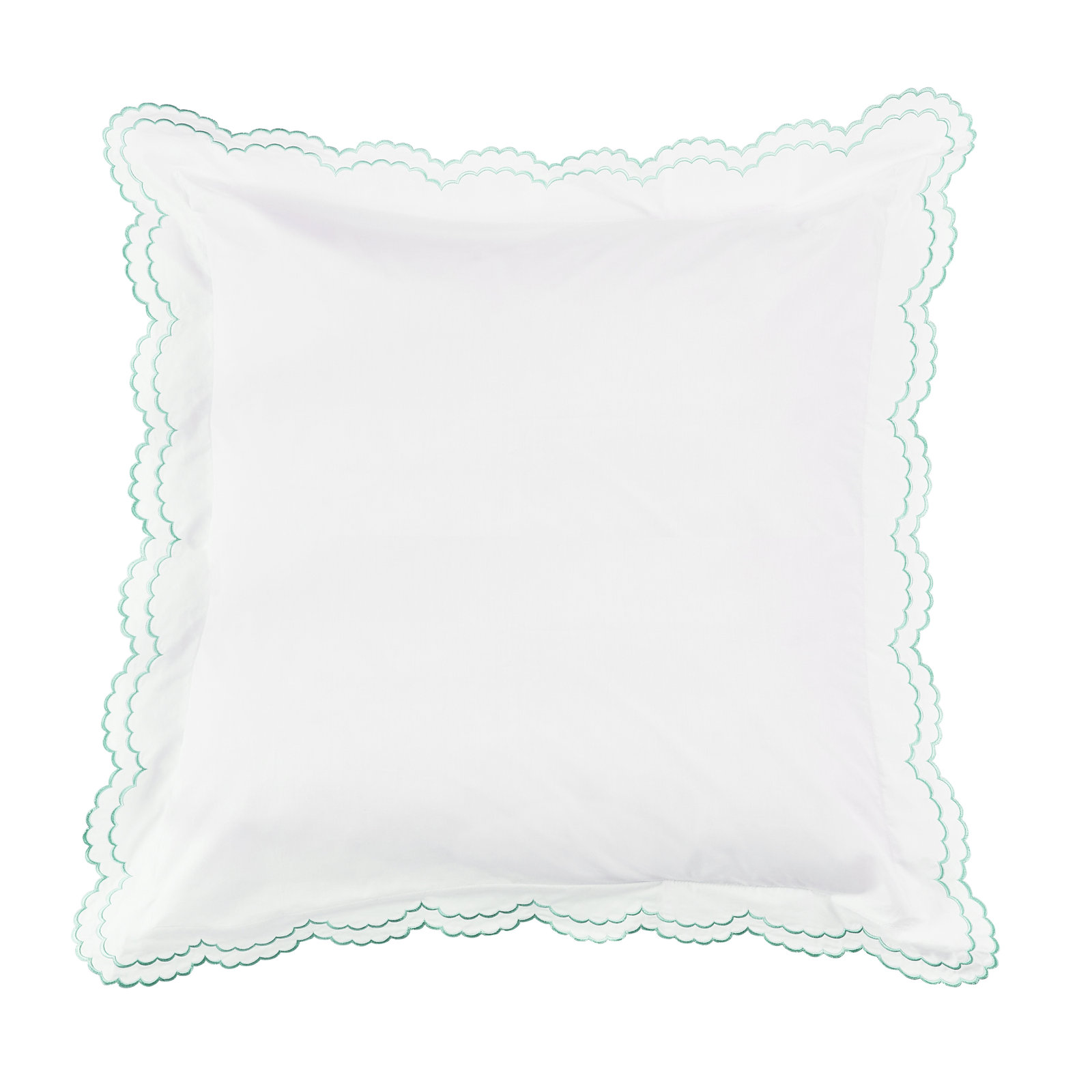 Berrada Cotton Shams, Teal