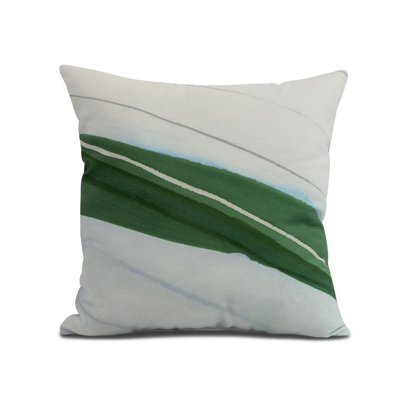 Housse et insert de coussin carré Nantucket, Vert, 26 po x 26 po
