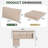 7-pcs Patio Cushion Cover Replacements – 4" Thick Water-repellent For 4-seat Sectional Sofa-211940386