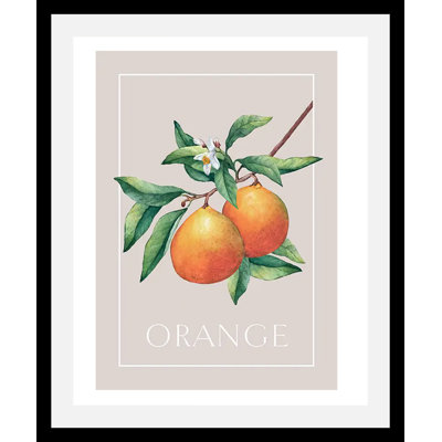 Orange - Single Picture Frame Print