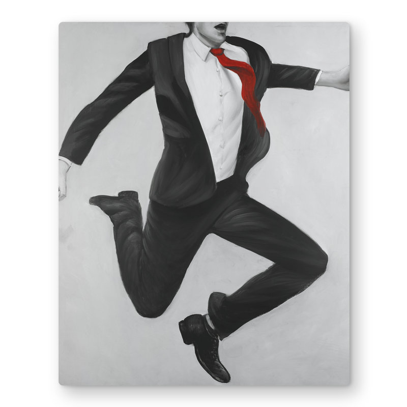 Happy classic - Contemporary figurative metal print decor