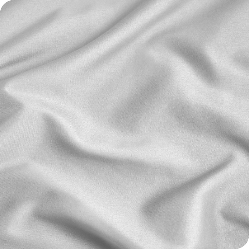 Microfiber Pillowcase Set Envelope Closure, Cloud Gray, Standard Pillow Case