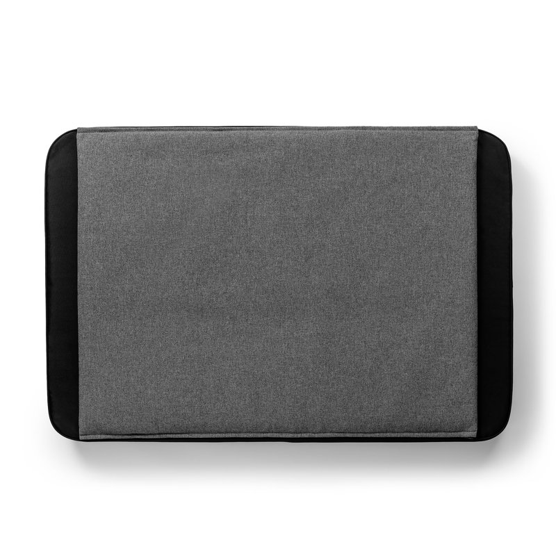 Cotton Pet Bed, 8cm H x 120cm W x 80cm D, Dark Grey