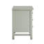 Table de chevet à 4 tiroirs - Table de chevet en bois avec tiroirs coulissants, rangement compact pour chambre à coucher / salon