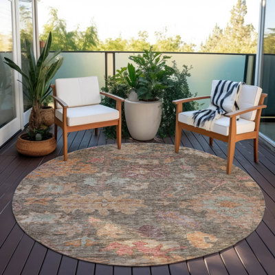 Tapis intérieur / extérieur brun Tirana 