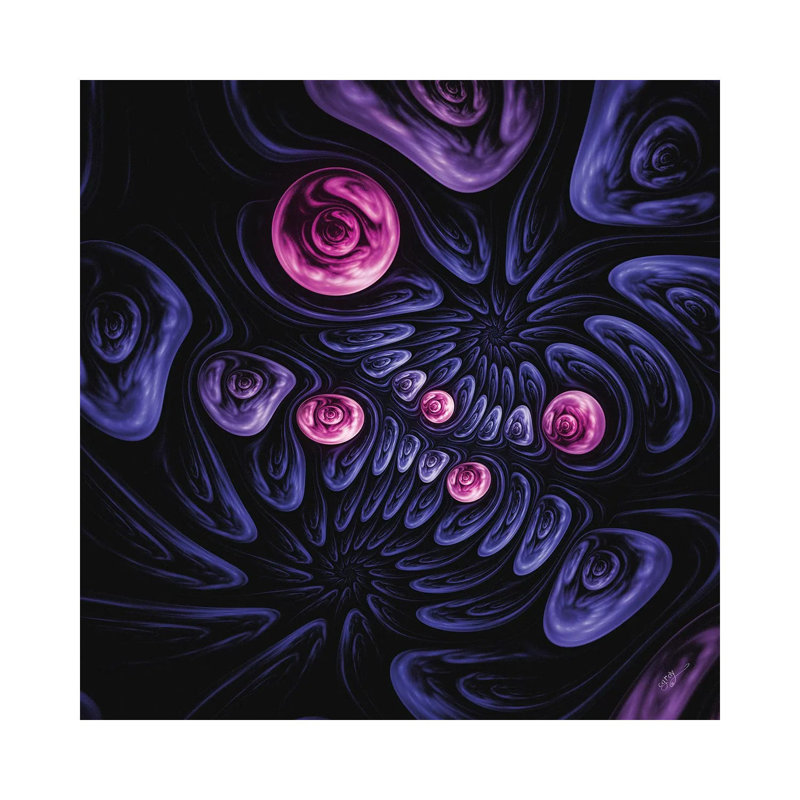 Flow by Cameron Gray - Wrapped Canvas Print, 30.48 cm H x 30.48 cm W