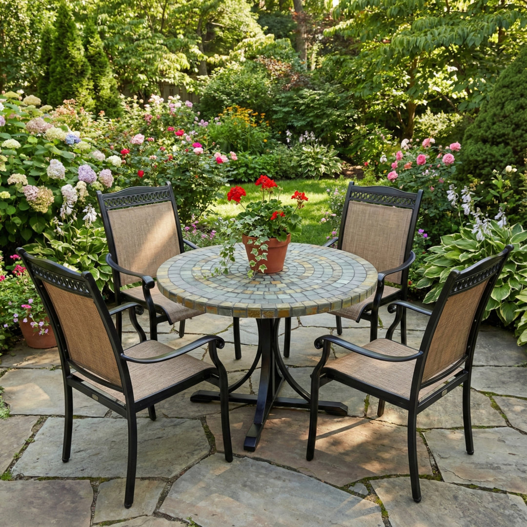 4 - Person Patio Dining Set with ROUND Table