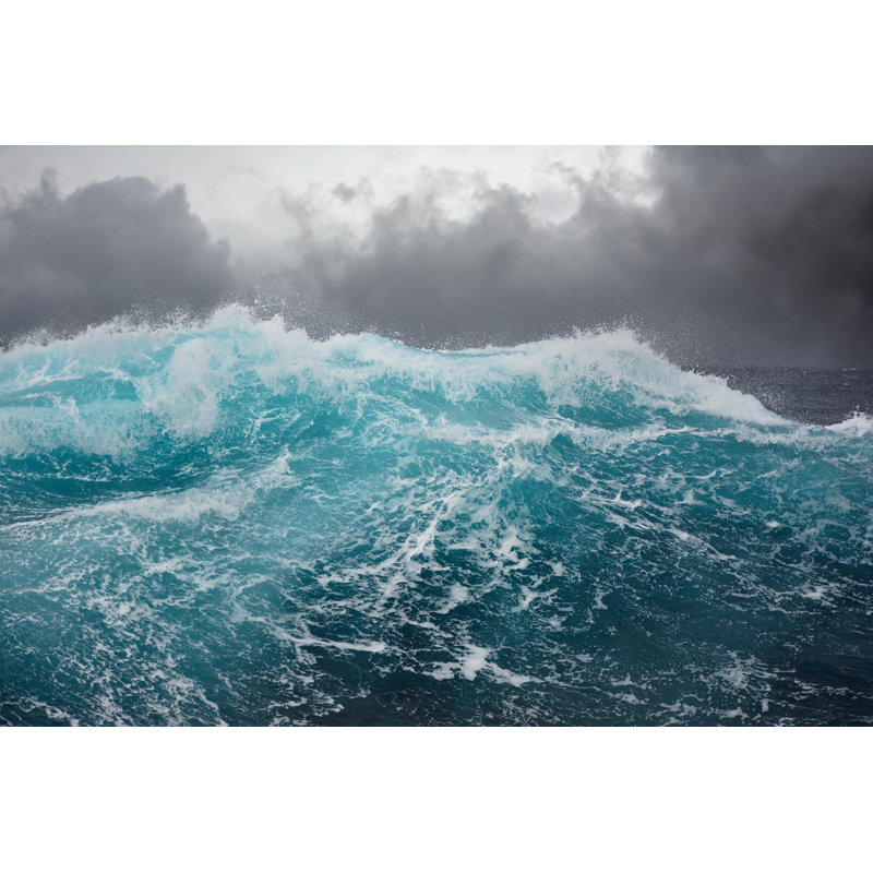 Vague d'océan - photographie sur toile tendue, L 12 po x H 8 po