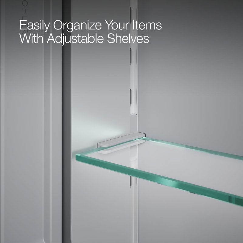 Embark Slim Rectangular Two-Door Medicine Cabinet, 26" H x 30" W x 4" D