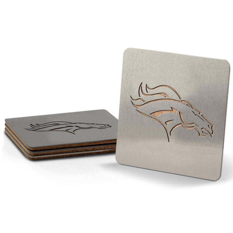 NFL Coaster Set, Denver Broncos