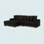 Canapé-lit modulaire rembourré Corduroy-1460224985