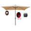 Parasol Taibah 120 avec contrepoids inclus-274545336