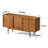 Retro Solid Wood Simple Locker Against The Wall Solid Wood Accent Cabinet
