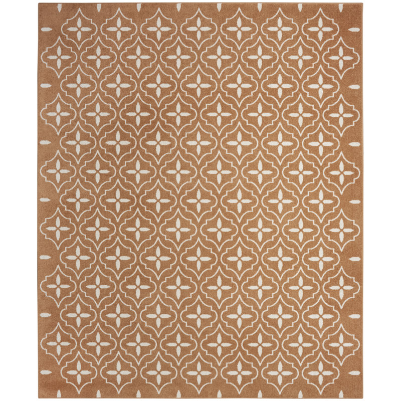 Nourison Essentials Copper Indoor/Outdoor Area Rug, Rectangle 5' x 7'