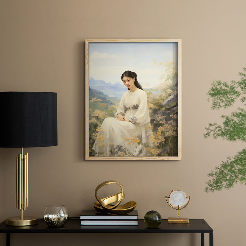 «WOMEN Series», reproduction encadrée en bois massif, H 30 po x l 24 po