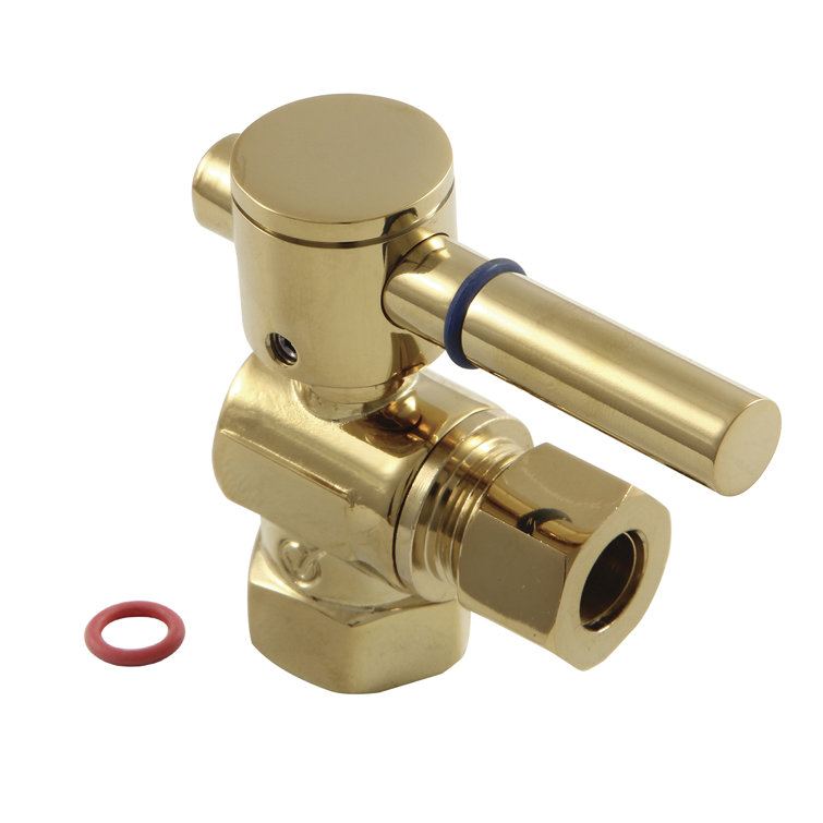 Concord Angle Stop with 3/8" IPS x 3/8" OD Compression