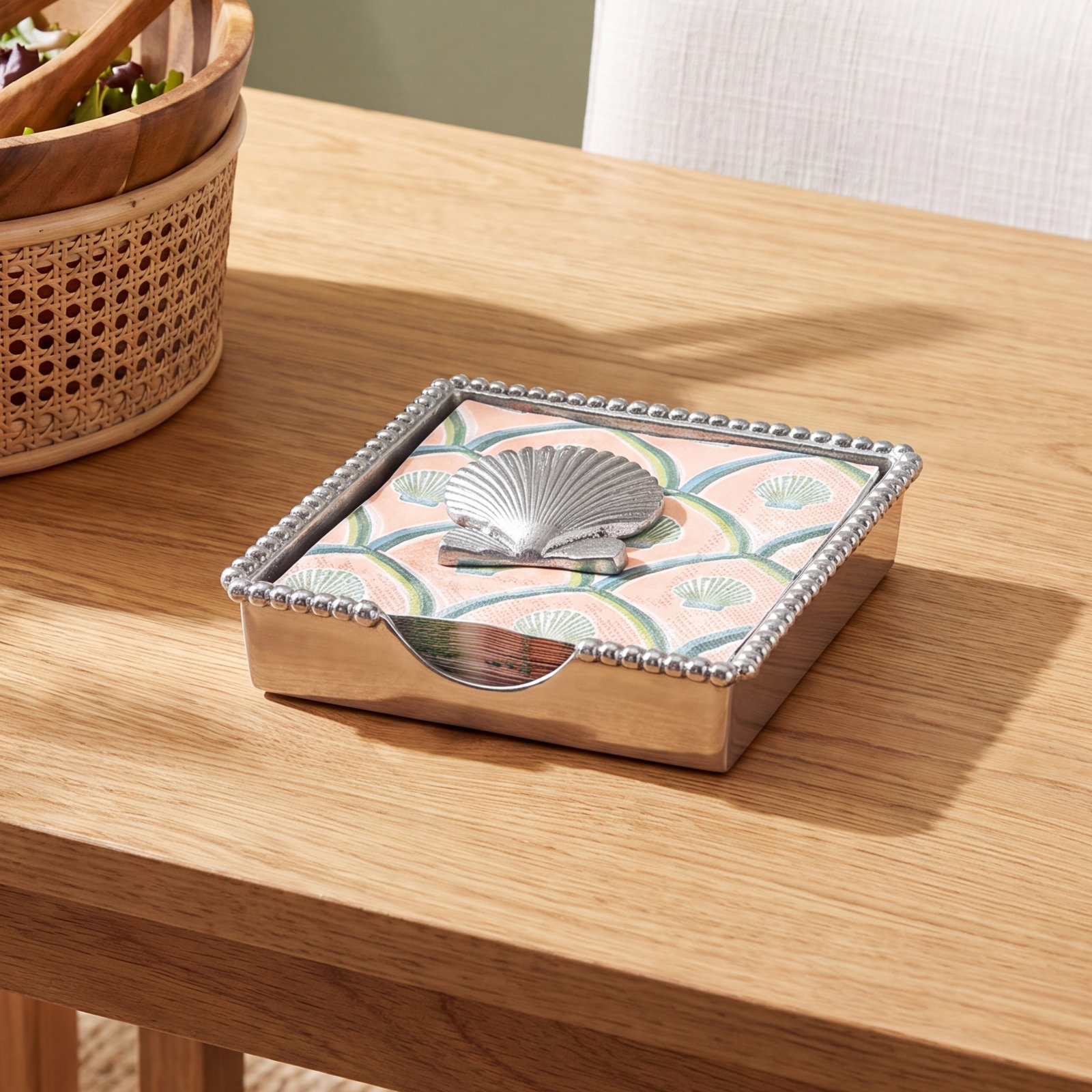 Seaside Metal No Mounting / Installation Required Napkin Holder