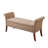 Emma-Jade Upholstery Storage Bench with Solid Wood Legs-511877211
