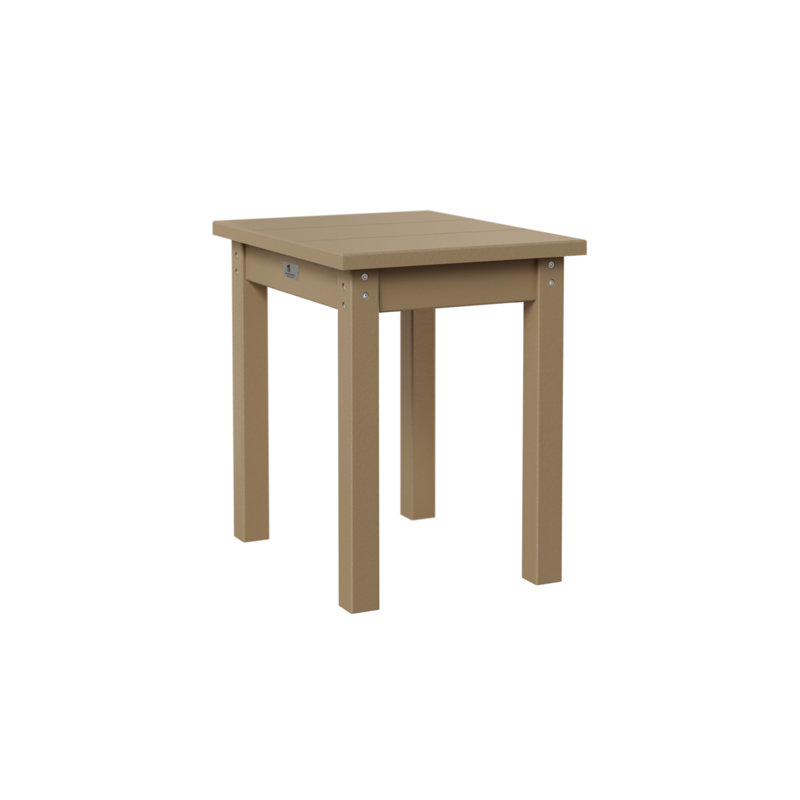 Regular Outdoor Economy End Table, Weatherwood