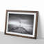 Sea View from Weymouth Dorset in Abstract - Picture Frame Graphic Art Print-55762206-55762207