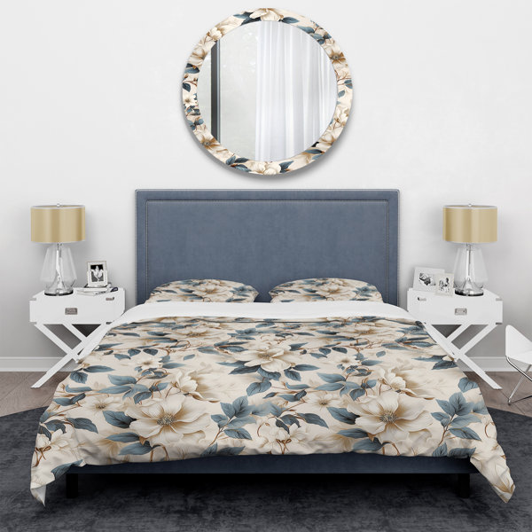 East Urban Home Franchino No Floral Duvet Cover Set | Wayfair