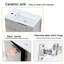 Meuble-lavabo simple 22,28 po avec plateau Kadeeja-1938748335