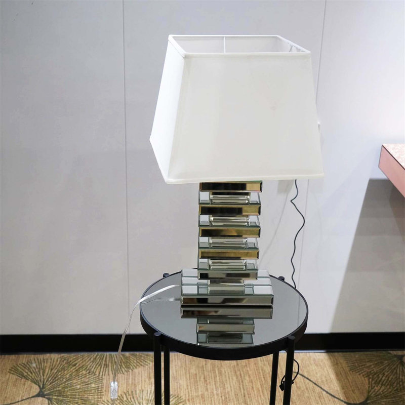 Led round end table