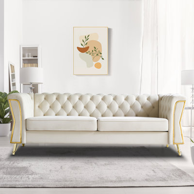 Vallene 87.4'' Velvet Sofa