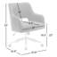 Chaise de travail Cardinale Breann-93550307