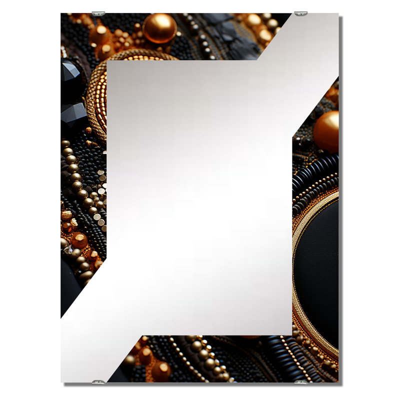 Miroir mural Fulmer - Geode Stone MIR136125, 40 po x 30 po