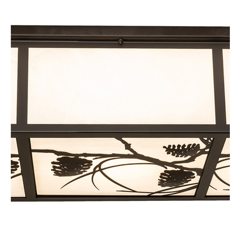 Mountain Pine 6 - Light Flush Mount