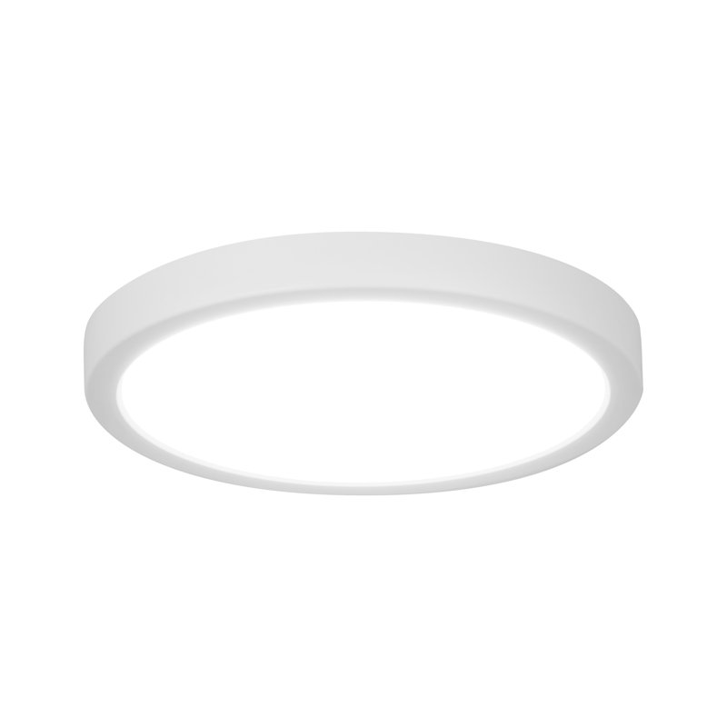 Plafonnier encastré à DEL Davasha, Blanc, H 0,67 po x l 7,5 po x P 7,5 po
