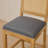 Full Solid Wood Rattan-Back Bar Stool, Matte Linen Cushion With High-Resilience Foam & S-Springs, Ideal For Rustic/Natural Style Kitchen Island, Low Bar In Dining Room & Café,Set Of 2,Gray,SW1872GY-1136832938