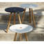 Area Outdoor Round Teak Side Table-542146430