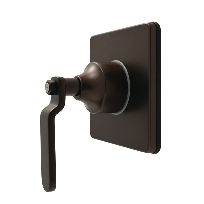 Kingston Brass Whitaker Single-Handle Wall Mount Six-Way Diverter Valve with Trim Kit, Oil Rubbed Bronze
