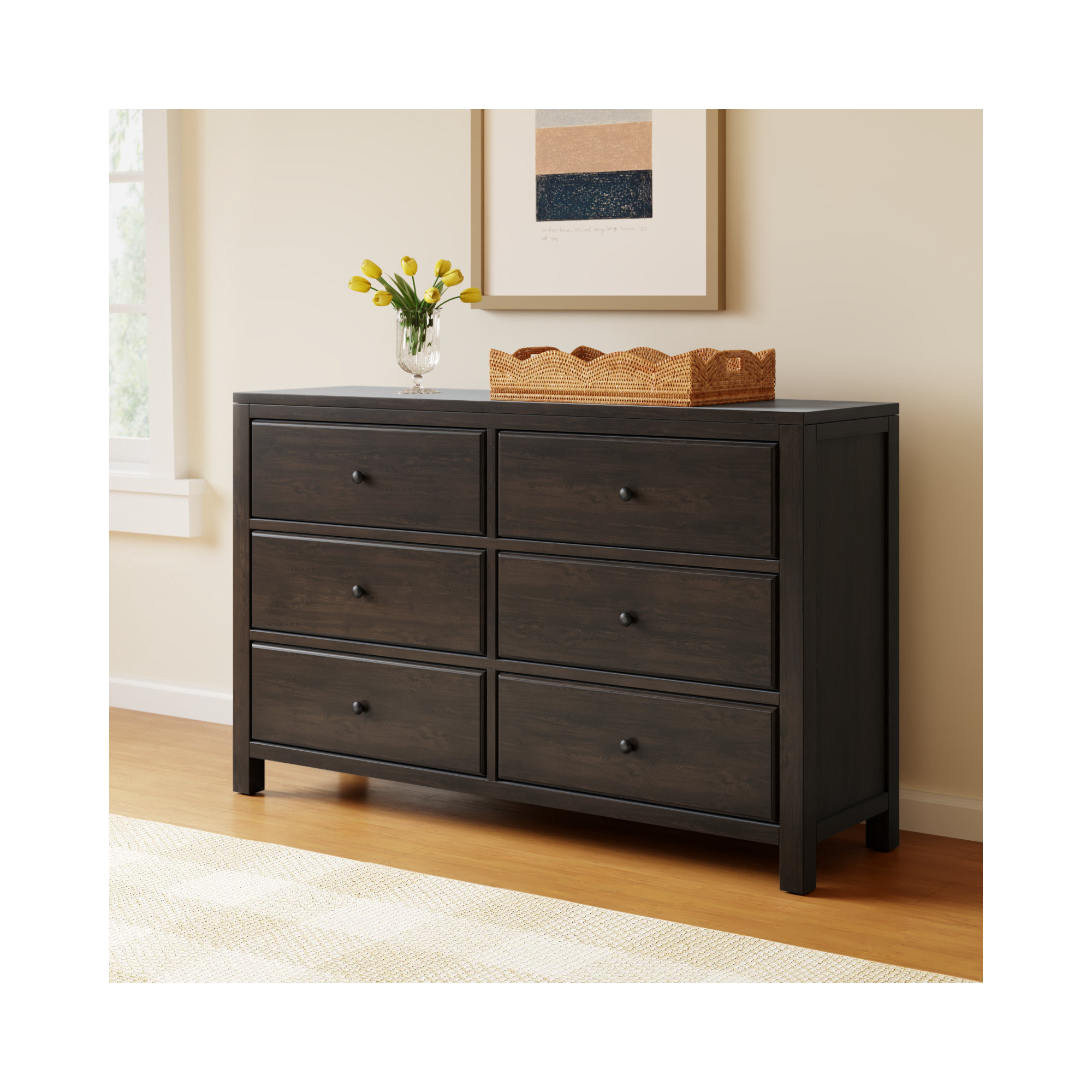 6 - Drawer Double Dresser