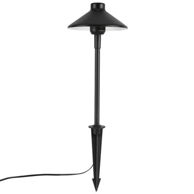 LED Landscape Path Light 15.75"L x 15.75"W x 11.02"H Aluminum 12pcs Black 3W 210LM 3000K Warm White IP66 Waterproof Low Voltage