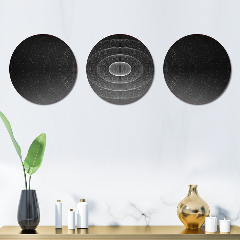 Abstract Wall Decor on Metal