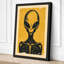 Alien Icon Retro - Wrapped Canvas-804368640-804368645