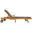 195cm Long Teak Sun Lounger-428457918