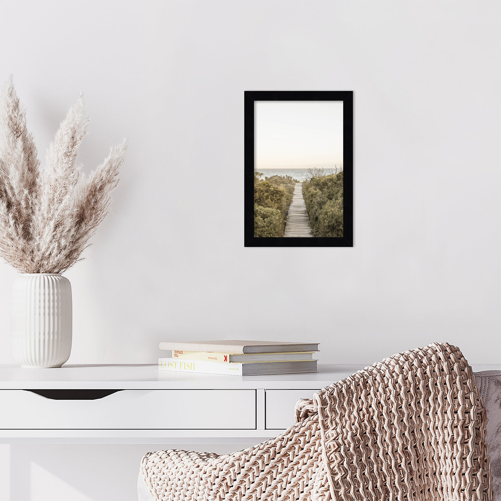 Partlow "Boardwalk" Print by Shot by Clint, Black, 13" H x 9" W
