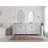Aberdeen 84 " W Freestanding Standard Free Standing 2 Double Vanity Bathroom Vanity With Quartz Top
