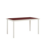 Berlin Gardens Vida Aluminum Top With Matte White Base 73″ Bar Table