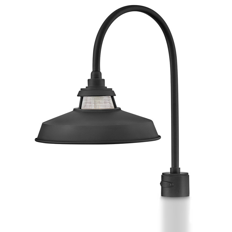 Troyer 1 - Light Pier Mount Lantern, Black