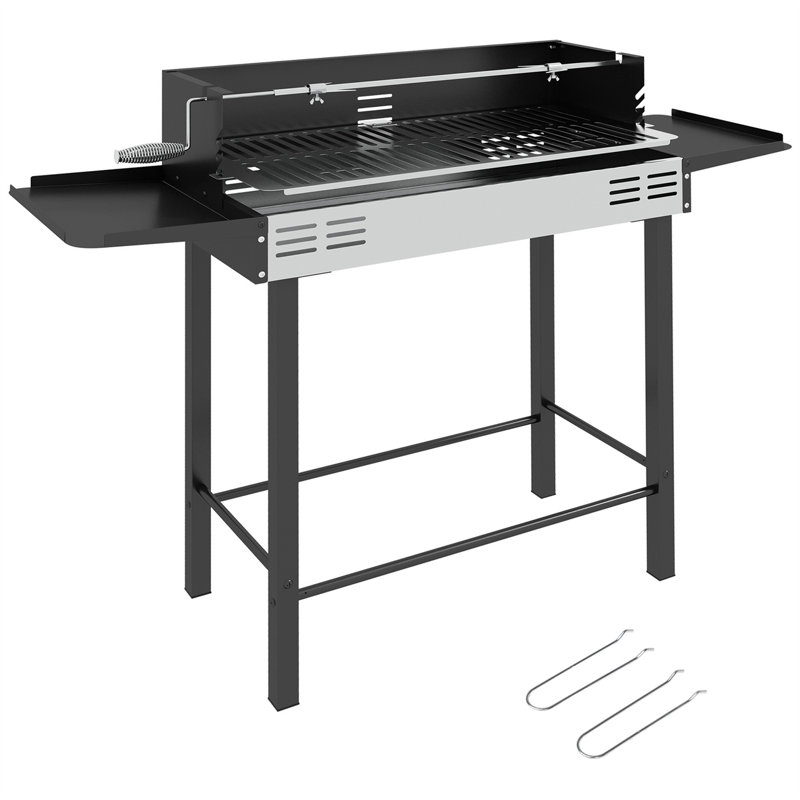 TONWIN 46.5'' W Barrel Charcoal Grill