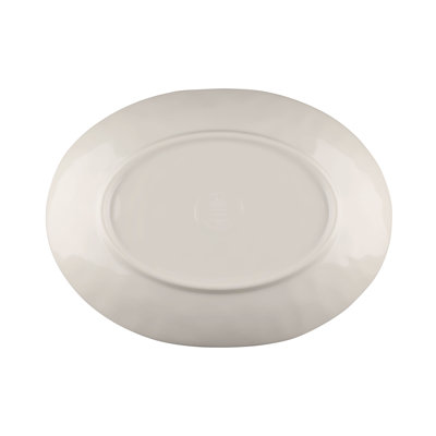 Assiette plate en mélamine 11 po ovale 31 oz. Macchiato