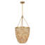 Catalan 4-Light Pendant in Warm Brass by Breegan Jane