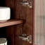 Petite armoire d'appoint en verre