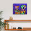 «Two Pitties» par Dean Russo, art mural sur toile-1163831786